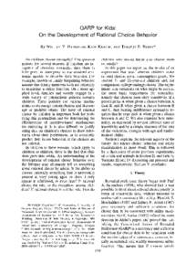 Microeconomics / Economic theories / Decision theory / Preference / Rational choice theory / Revealed preference / Expected utility hypothesis / Choice / Indifference curve / Economics / Consumer theory / Utility