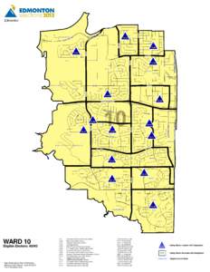 Edmonton  WARD 10 Eligible Electors: 45043