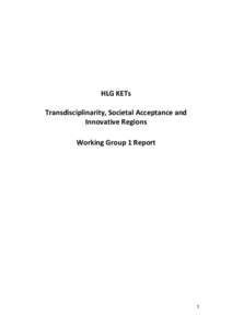 Microsoft Word - HLG KETs-WG1 Report and recommendations-final.doc