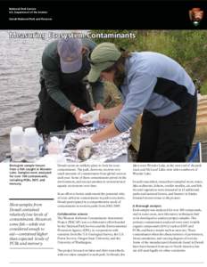 National Park Service U.S. Department of the Interior Denali National Park and Preserve Measuring Ecosystem Contaminants