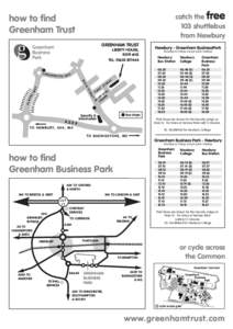 how to find Greenham Trust