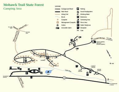 Mohawk Trail State Forest  LEGEND Camping Area