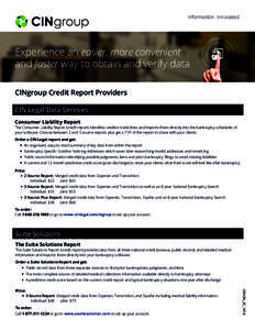 Credit bureau / Experian / TransUnion / Credit score / Credit history / Equifax / Bankruptcy / Annualcreditreport.com / Fair Credit Reporting Act / Financial economics / Credit / Personal finance