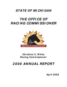 2008 Office of Racing Commissioner Annual Report