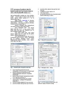 XTV inversion of synthetic data for layered model sent by Jacques Jenny in 2010, with Rayfract(R) version 3.22