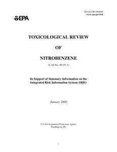 Toxicological Review of Nitrobenzene (CAS No[removed]PDF)