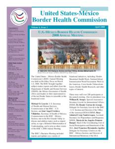 Health Initiative of the Americas / Secretariat of Health / Mexico–United States border / Pan American Health Organization / El Paso /  Texas / Ferrocarriles Nacionales de México / United States Department of Health and Human Services / Vaccination Week In The Americas / Centers for Disease Control and Prevention / Public health / Health / Western United States