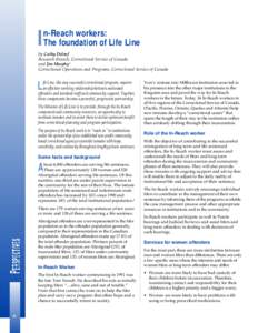 n-Reach workers: The foundation of Life Line I  by Cathy Delnef