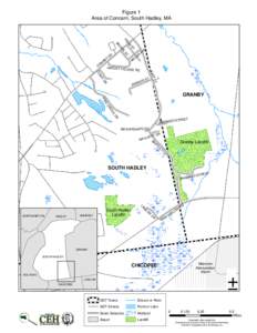 Figure 1 Area of Concern, South Hadley, MA LM HE