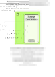Econometrics / Time series analysis / Statistics / Economics / Time series models / Mathematical finance / Energy economics / Cointegration / Error correction model / Unit root / Granger causality / Vector autoregression