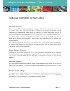 Microsoft Word - Technical Information for PAT Online with Vocab.doc