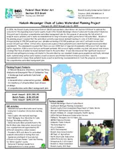 Hodunk-Messenger Chain of Lakes Watershed Planning Project