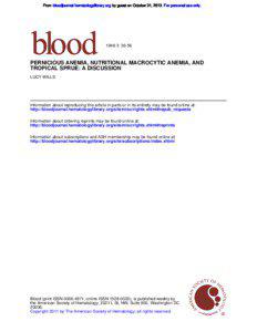 From bloodjournal.hematologylibrary.org by guest on October 31, 2013. For personal use only[removed]: 36-56