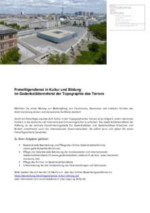 Stiftung  TOPOGRAPHIE DES TERRORS Niederkirchnerstraße 8