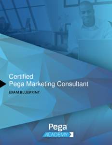 White Paper  Certified Pega Marketing Consultant EXAM BLUEPRINT