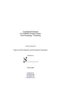 Microsoft Word - GWRDC CBA_Vine Physiology Flowering_Final Report_080502.doc