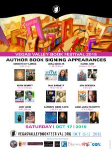 VEGAS VALLEY BOOK FESTIVALAUTHOR BOOK SIGNING APPEARANCES KENNETH KIT LAMUG 10:30-11 am