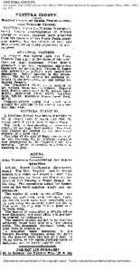 VENTURA COUNTY. Los Angeles TimesCurrent File); Mar 8, 1899; ProQuest Historical Newspapers Los Angeles Timespg. 12A Reproduced with permission of the copyright owner. Further reproduction prohibite