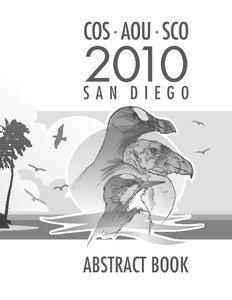 ABSTRACT BOOK  Welcome to San Diego!