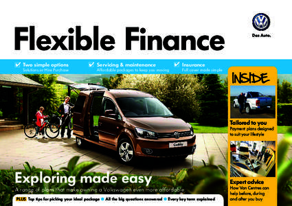 Flexible Finance 	✔ Two simple options Solutions or Hire Purchase