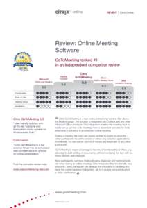 Web conferencing / Teleconferencing / Electronics / Videotelephony / GoToMeeting / Citrix Systems / Citrix Online / LotusLive / Microsoft Office Live Meeting / Computer-mediated communication / Computing / Remote desktop