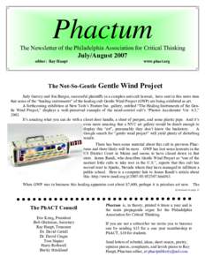 Phactum July Aug 2007 Records 1 - 1
