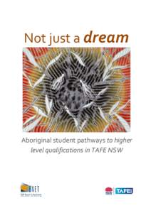 Not just a dream  Aboriginal student pathways to higher level qualifications in TAFE NSW  Preliminary