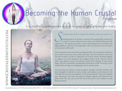 The  Becoming the Human Crystal Program