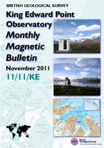 BRITISH GEOLOGICAL SURVEY  King Edward Point Observatory  Monthly