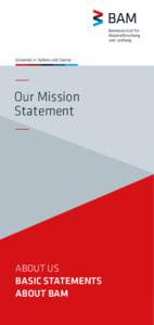 Our Mission Statement About US BASIC STATEMENTS ABOUT BAM