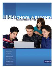 High School & Beyond  High School & Beyond A Family Resource Guide TABLE OF CONTENTS  SECTION I