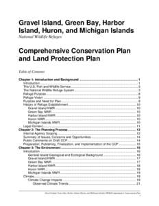 DRAFT COMPREHENSIVE CONSERVATION PLAN