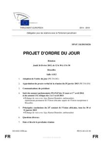 [removed]PARLEMENT EUROPÉEN Délégation pour les relations avec le Parlement panafricain  DPAP_OJ[removed]