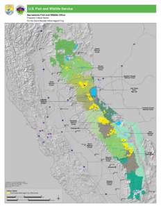 U.S. Fish and Wildlife Service Sacramento Fish and Wildlife Office Proposed Critical Habitat For the Sierra Nevada Yellow-legged Frog £ ¤
