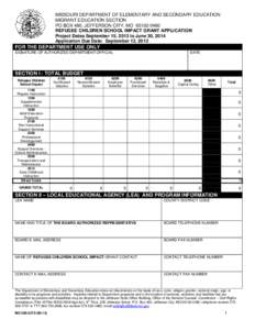 Refugee Children School Impact Grant Application[removed]