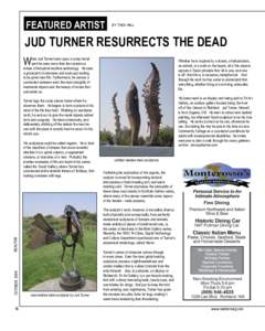 FEATURED ARTIST  BY THEA HALL jud turner resurrects the dead W