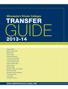 Minnesota’s Private Colleges  Transfer Guide[removed]