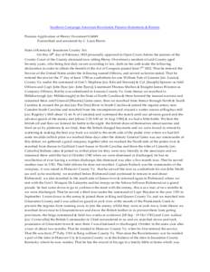 Southern Campaign American Revolution Pension Statements & Rosters Pension Application of Henry Overstreet S14069 Transcribed and annotated by C. Leon Harris State of Kentucky Jessamine County Sct. On this 18th day of Fe