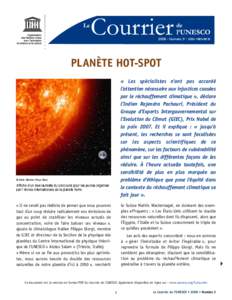 Planète Hot-Spot; The UNESCO courier; Vol.:3; 2008