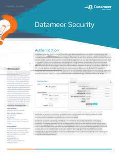 Datameer-Security-datasheet