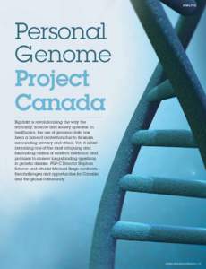 ANALYSIS  Personal Genome Project Canada