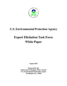 U.S. EPA Expert Elicitation Task Force White Paper