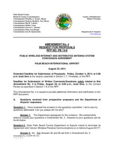 Palm Beach County Board of County Commissioners Commissioner Priscilla A. Taylor, Mayor Commissioner Paulette Burdick, Vice Mayor Commissioner Hal R. Valeche Commissioner Shelley Vana