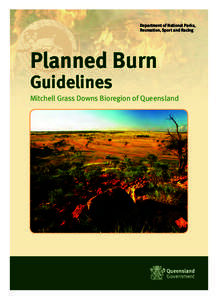 Department of National Parks, Recreation, Sport and Racing Planned Burn Guidelines