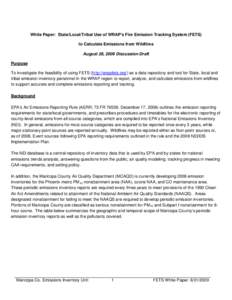 Microsoft Word - FETS_Wildfire_Emissions_White_Paper_8-28-09_Discussion_Dra…