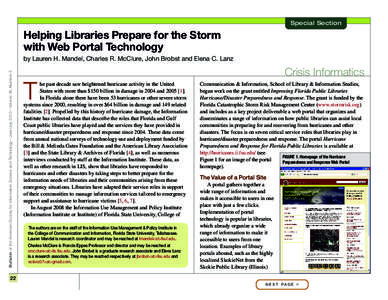 Public safety / Management / Humanitarian aid / Occupational safety and health / Librarian / Library / Disaster informatics / Information science / Library science / Emergency management / Disaster preparedness