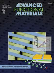 Inside Front Cover: Defect Tolerance and Nanomechanics in Transistors that Use Semiconductor Nanomaterials and Ultrathin Dielectrics (Adv. Funct. Mater)