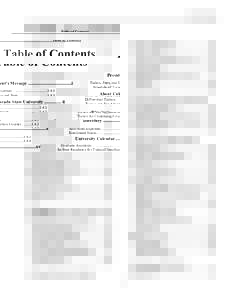Table of Contents  Table of Contents President’s Message ......................................i  Tuition, Fees, and Expenses .................................... 1.4.1