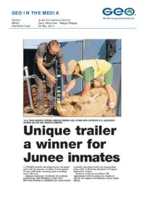 GEO IN THE MEDIA Facility: Media: Published Date:  Junee Correctional Centre
