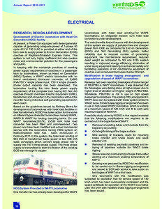 Annual Report[removed]www.rdso.indianrailways.gov.in